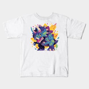 triceratops Kids T-Shirt